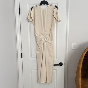 Victoria Beckham Elegant Cream Dress, US 6